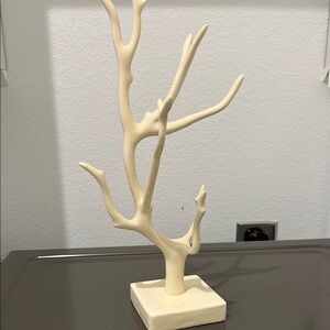 Elegant Cream Coral Sculpture